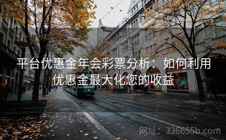 平台优惠金年会彩票分析：如何利用优惠金最大化您的收益