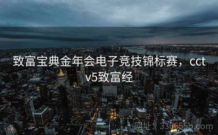 致富宝典金年会电子竞技锦标赛，cctv5致富经